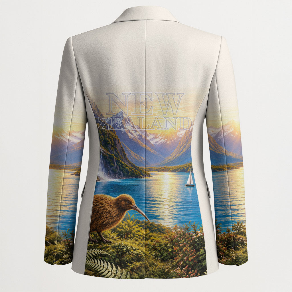 New Zealand Flag Blazer Scenic Nature