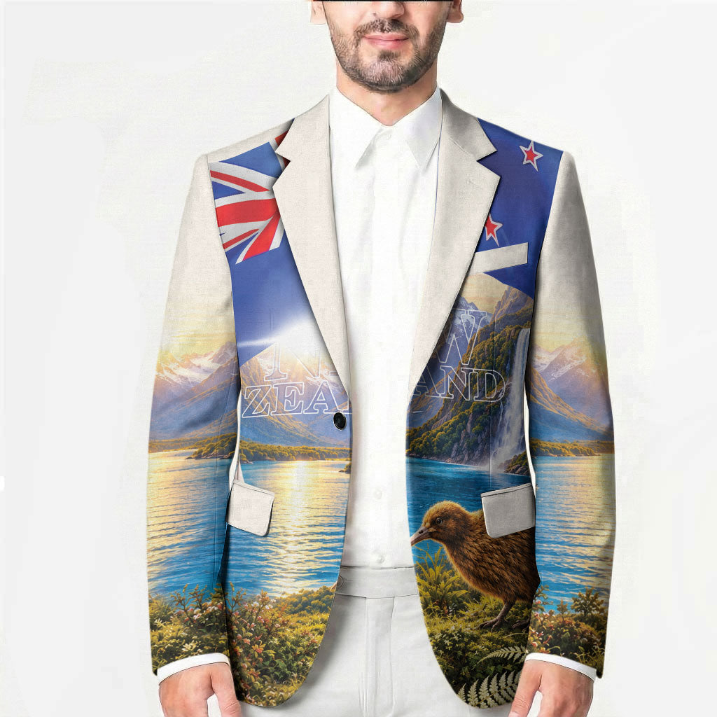 New Zealand Flag Blazer Scenic Nature