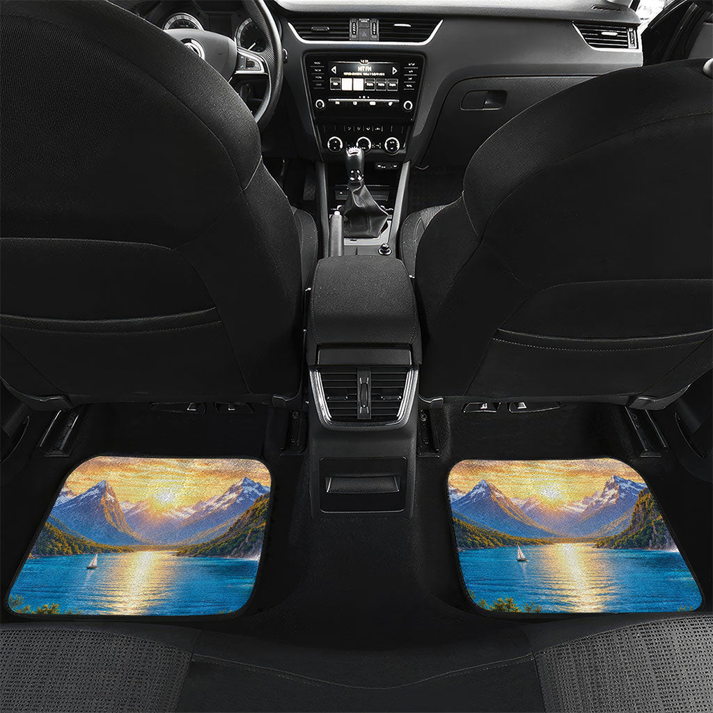 New Zealand Flag Car Mats Scenic Nature