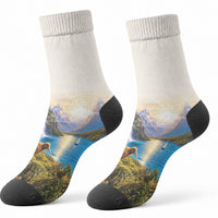 New Zealand Flag Crew Socks Scenic Nature