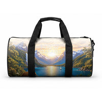New Zealand Flag Duffle Bag Scenic Nature