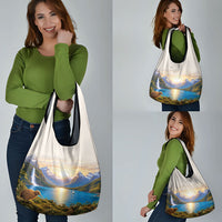 New Zealand Flag Grocery Bag Scenic Nature