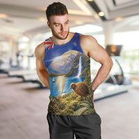 New Zealand Flag Men Tank Top Scenic Nature