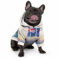 New Zealand Flag Pet Hoodie Scenic Nature LT05 - Polynesian Pride