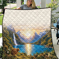 New Zealand Flag Quilt Scenic Nature