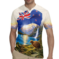 New Zealand Flag Rugby Jersey Scenic Nature