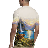 New Zealand Flag Rugby Jersey Scenic Nature