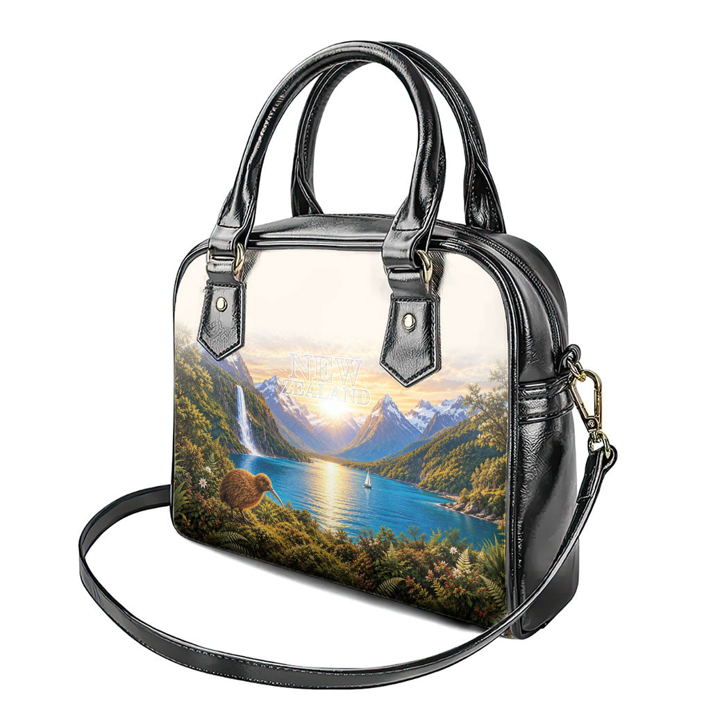 New Zealand Flag Shoulder Handbag Scenic Nature