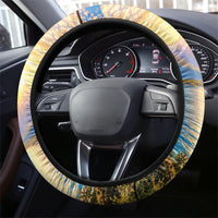 New Zealand Flag Steering Wheel Cover Scenic Nature