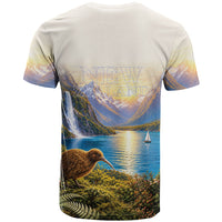 New Zealand Flag T Shirt Scenic Nature