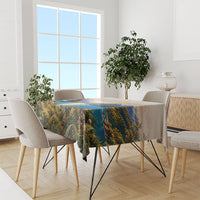 New Zealand Flag Tablecloth Scenic Nature