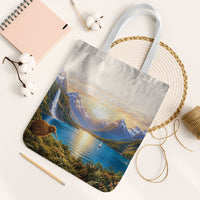 New Zealand Flag Tote Bag Scenic Nature