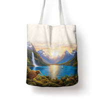New Zealand Flag Tote Bag Scenic Nature