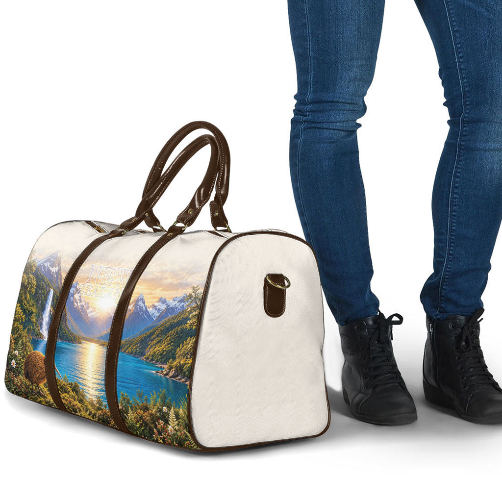 New Zealand Flag Travel Bag Scenic Nature