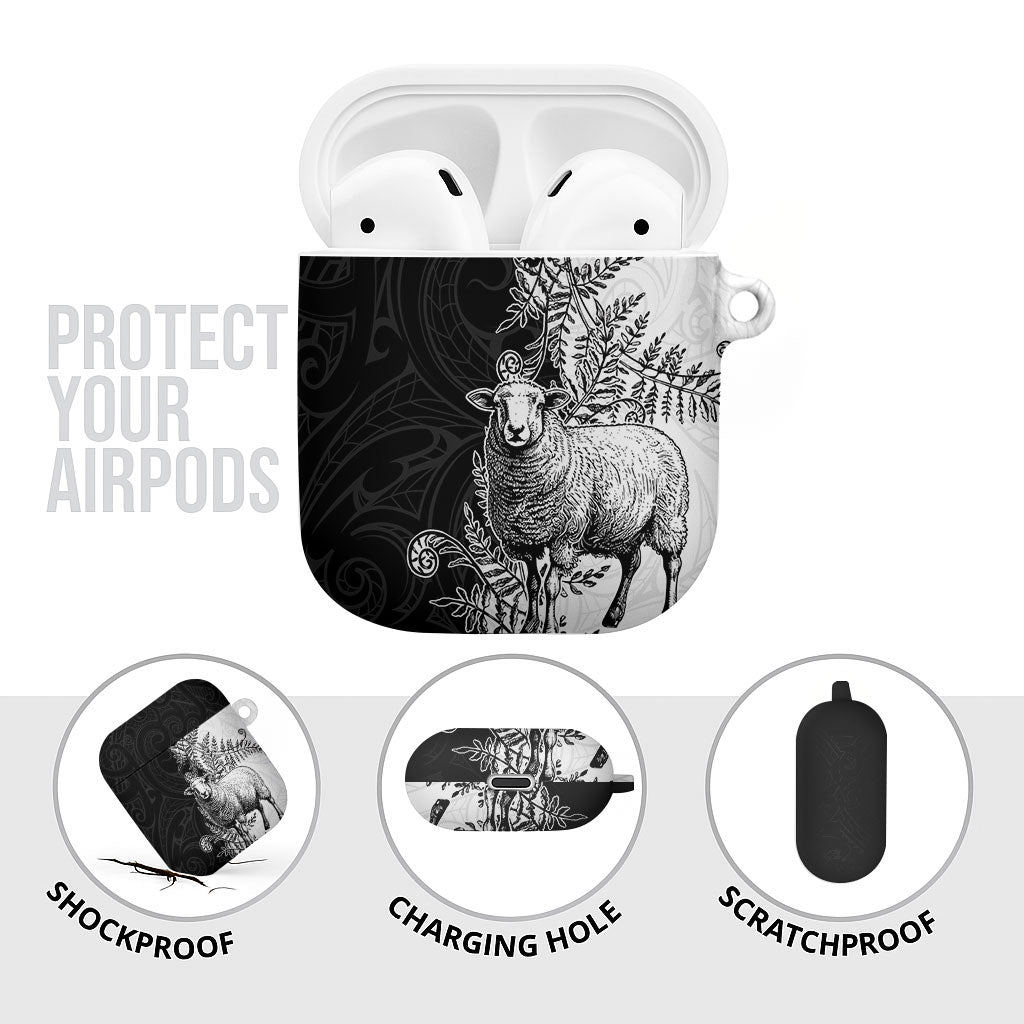New Zealand Aotearoa Hipi AirPods Case Maori Pattern