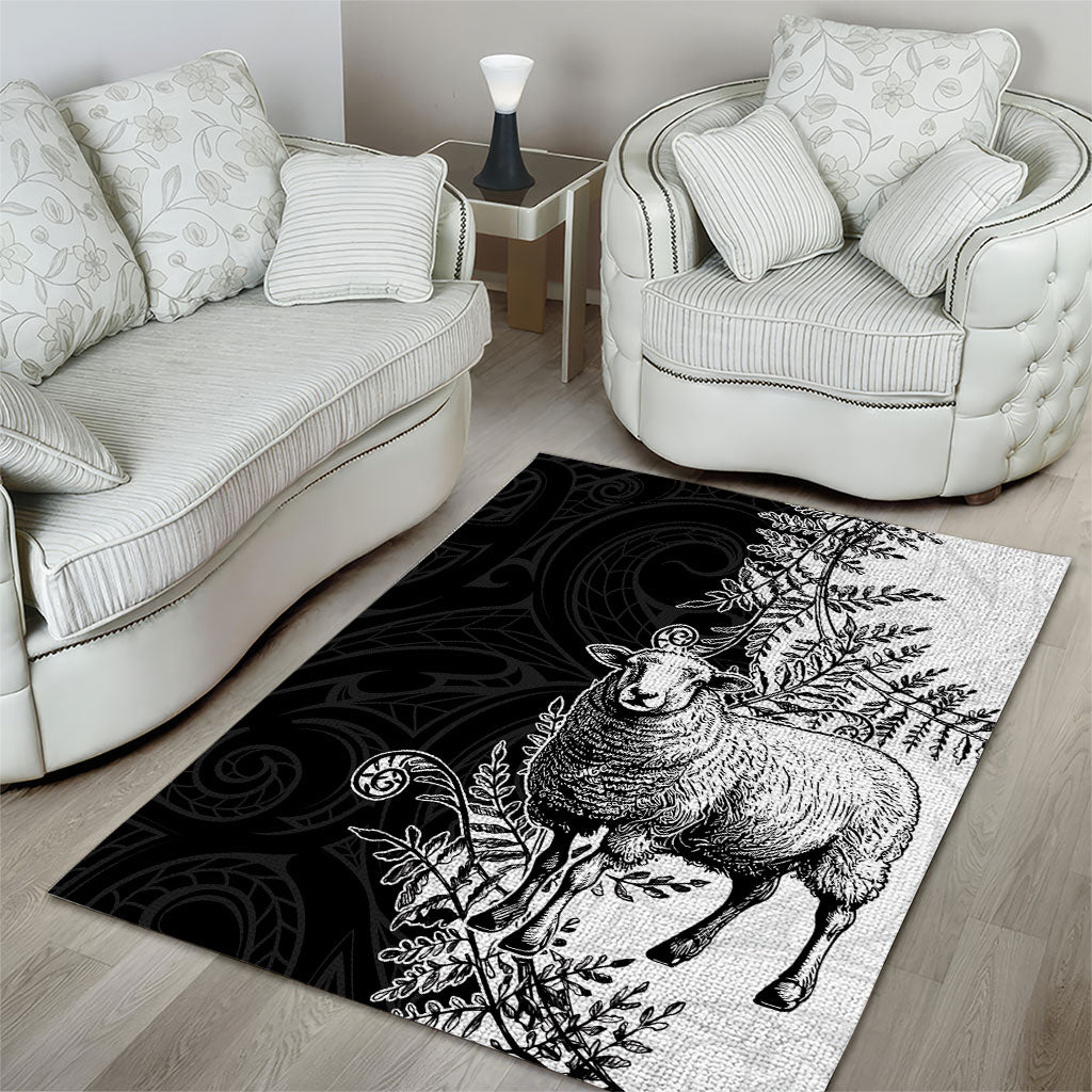 New Zealand Aotearoa Hipi Area Rug Maori Pattern