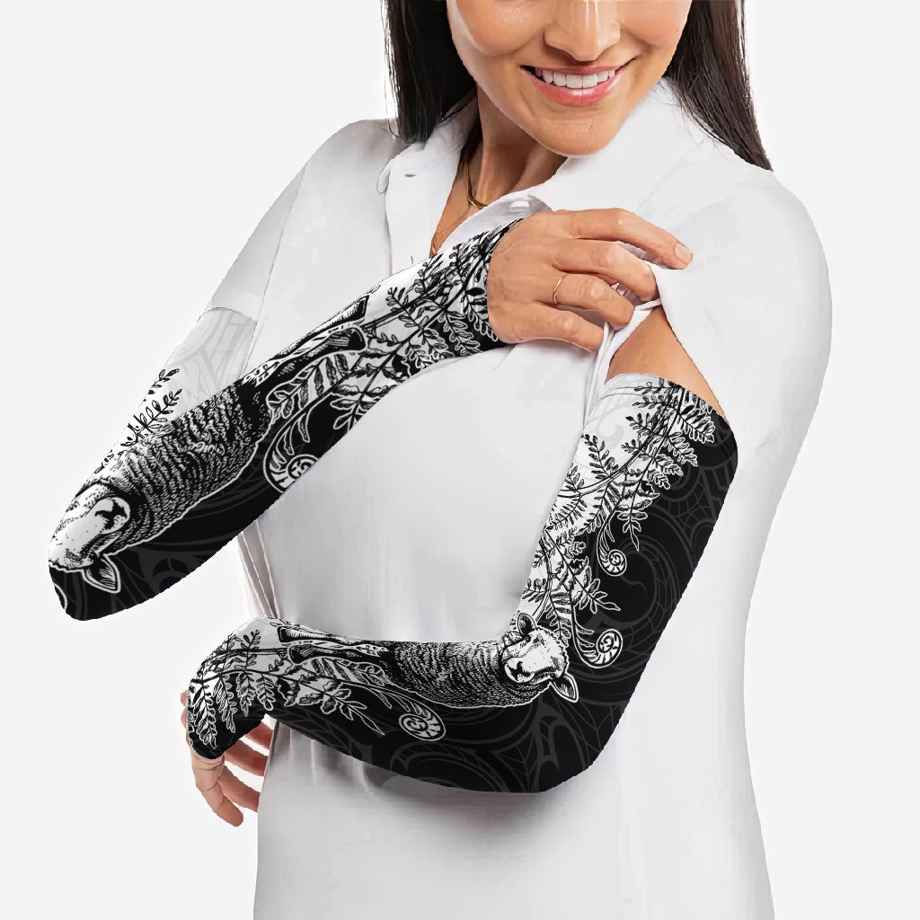 New Zealand Aotearoa Hipi Arm Sleeves Maori Pattern