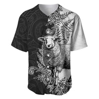 New Zealand Aotearoa Hipi Baseball Jersey Maori Pattern