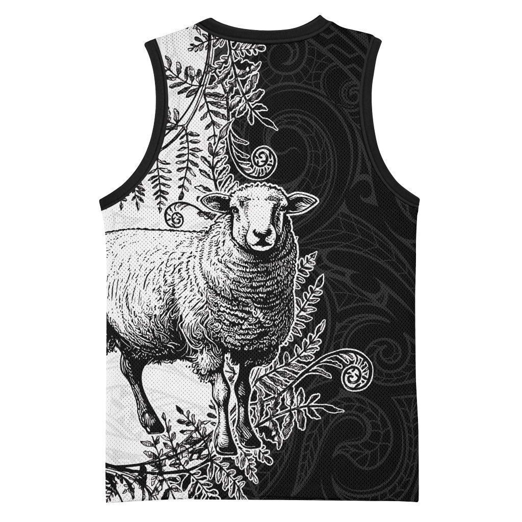 New Zealand Aotearoa Hipi Basketball Jersey Maori Pattern