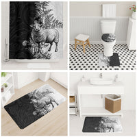 New Zealand Aotearoa Hipi Bathroom Set Maori Pattern