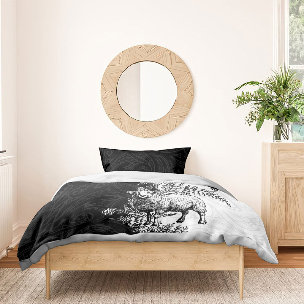 New Zealand Aotearoa Hipi Bedding Set Maori Pattern