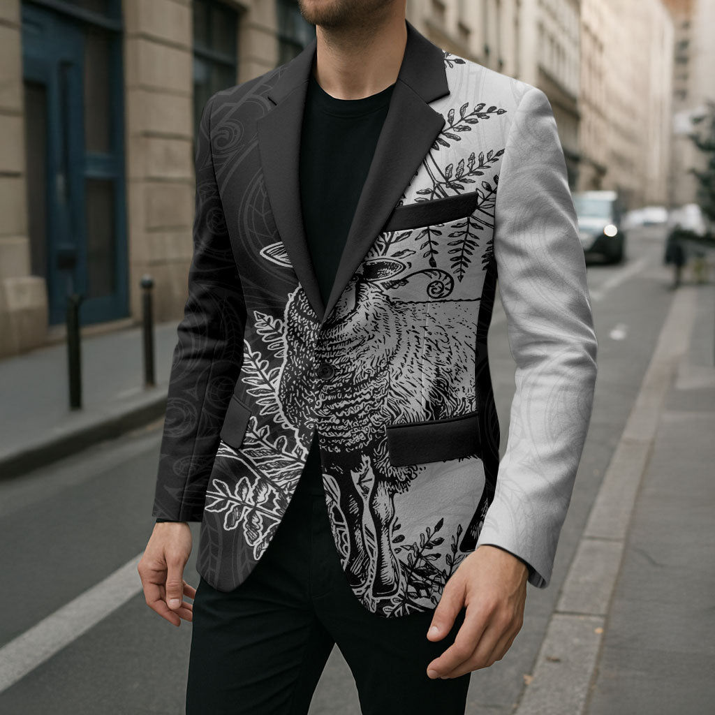 New Zealand Aotearoa Hipi Blazer Maori Pattern