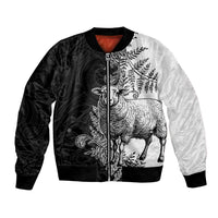 New Zealand Aotearoa Hipi Bomber Jacket Maori Pattern
