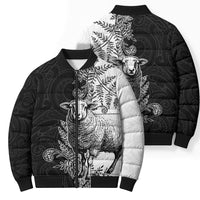 New Zealand Aotearoa Hipi Bomber Puffer Jacket Maori Pattern