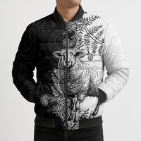 New Zealand Aotearoa Hipi Bomber Puffer Jacket Maori Pattern