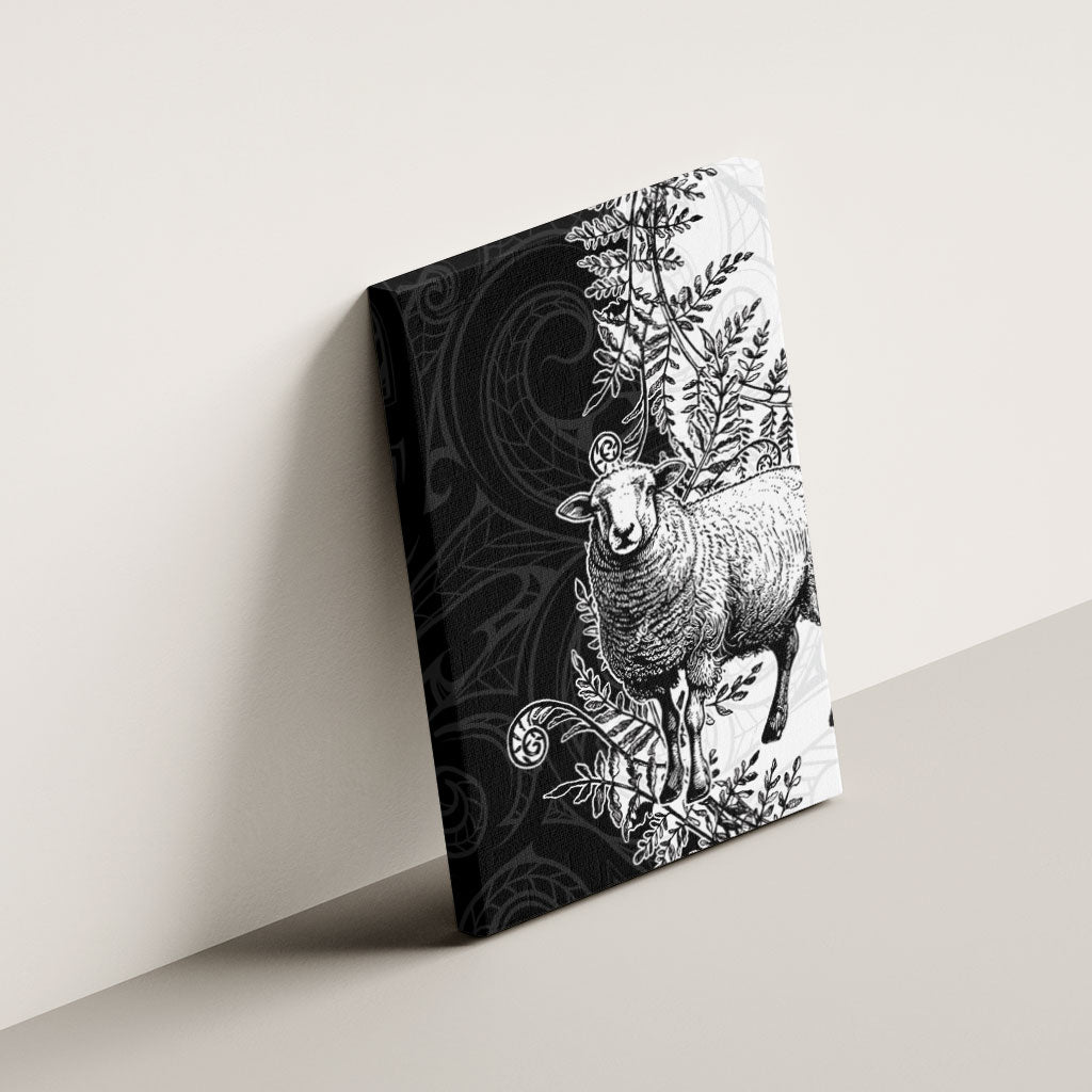New Zealand Aotearoa Hipi Canvas Wall Art Maori Pattern
