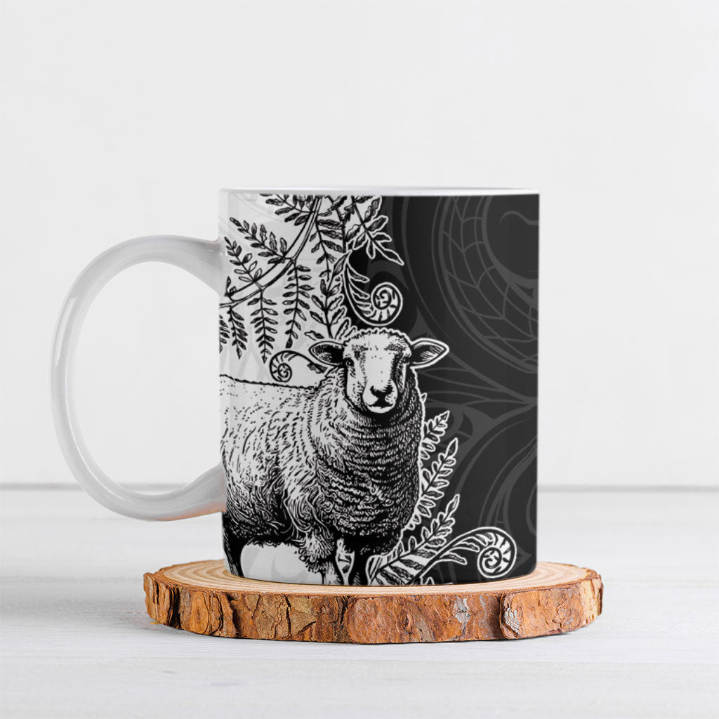 New Zealand Aotearoa Hipi Ceramic Mug Maori Pattern