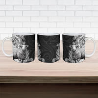 New Zealand Aotearoa Hipi Ceramic Mug Maori Pattern