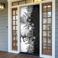 New Zealand Aotearoa Hipi Door Cover Maori Pattern
