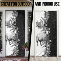 New Zealand Aotearoa Hipi Door Cover Maori Pattern
