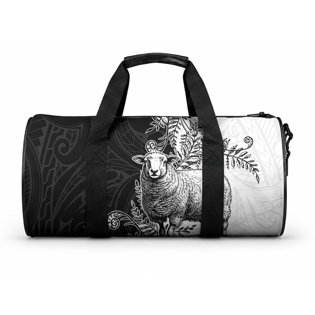 New Zealand Aotearoa Hipi Duffle Bag Maori Pattern