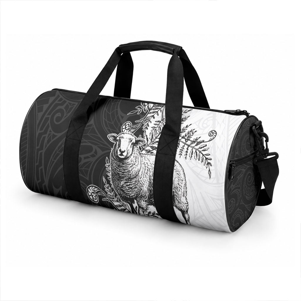 New Zealand Aotearoa Hipi Duffle Bag Maori Pattern