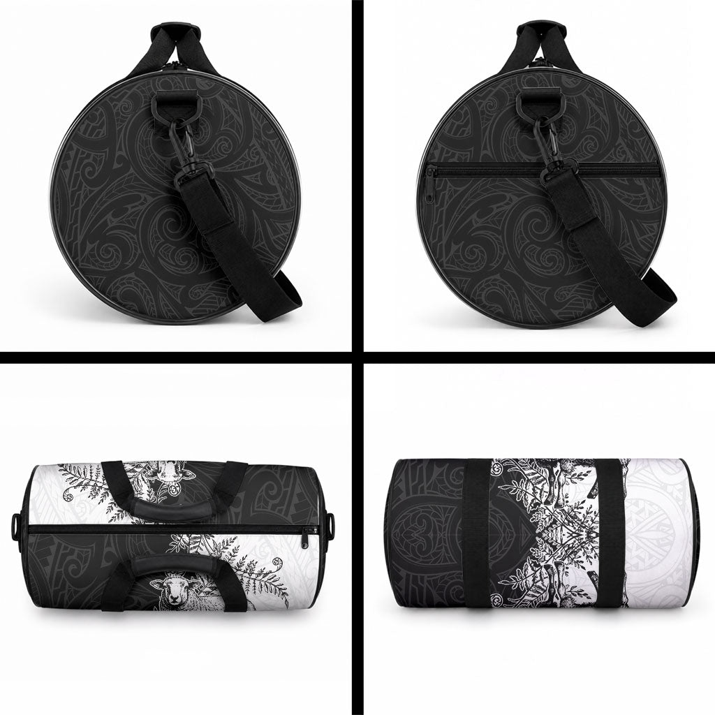New Zealand Aotearoa Hipi Duffle Bag Maori Pattern