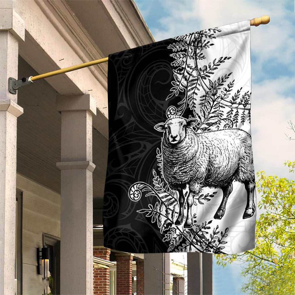 New Zealand Aotearoa Hipi Garden Flag Maori Pattern