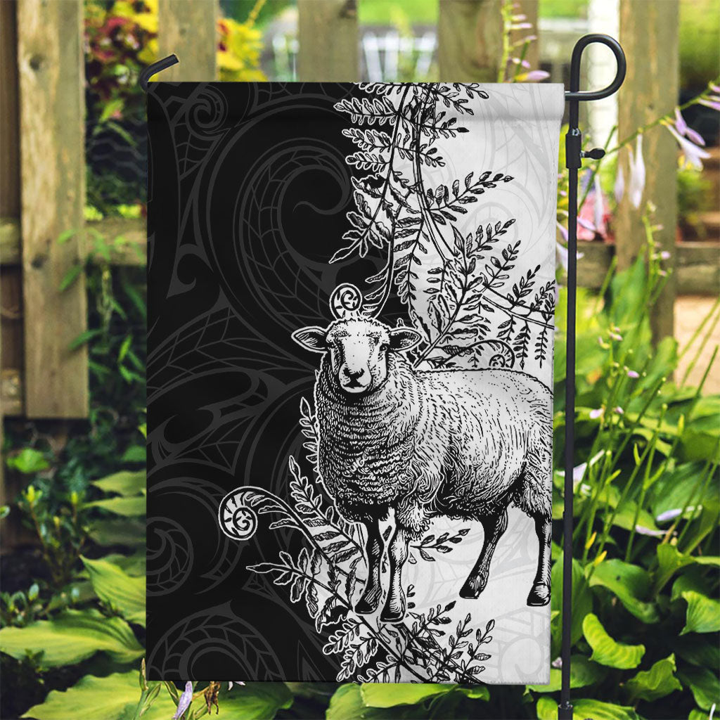 New Zealand Aotearoa Hipi Garden Flag Maori Pattern