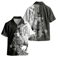 New Zealand Aotearoa Hipi Kid Hawaiian Shirt Maori Pattern