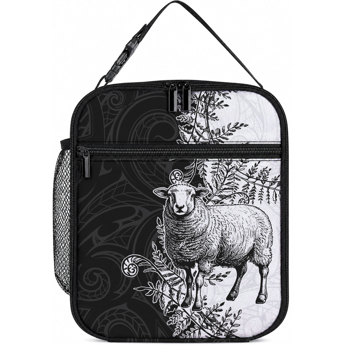 New Zealand Aotearoa Hipi Lunch Bag Maori Pattern