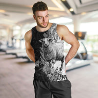 New Zealand Aotearoa Hipi Men Tank Top Maori Pattern