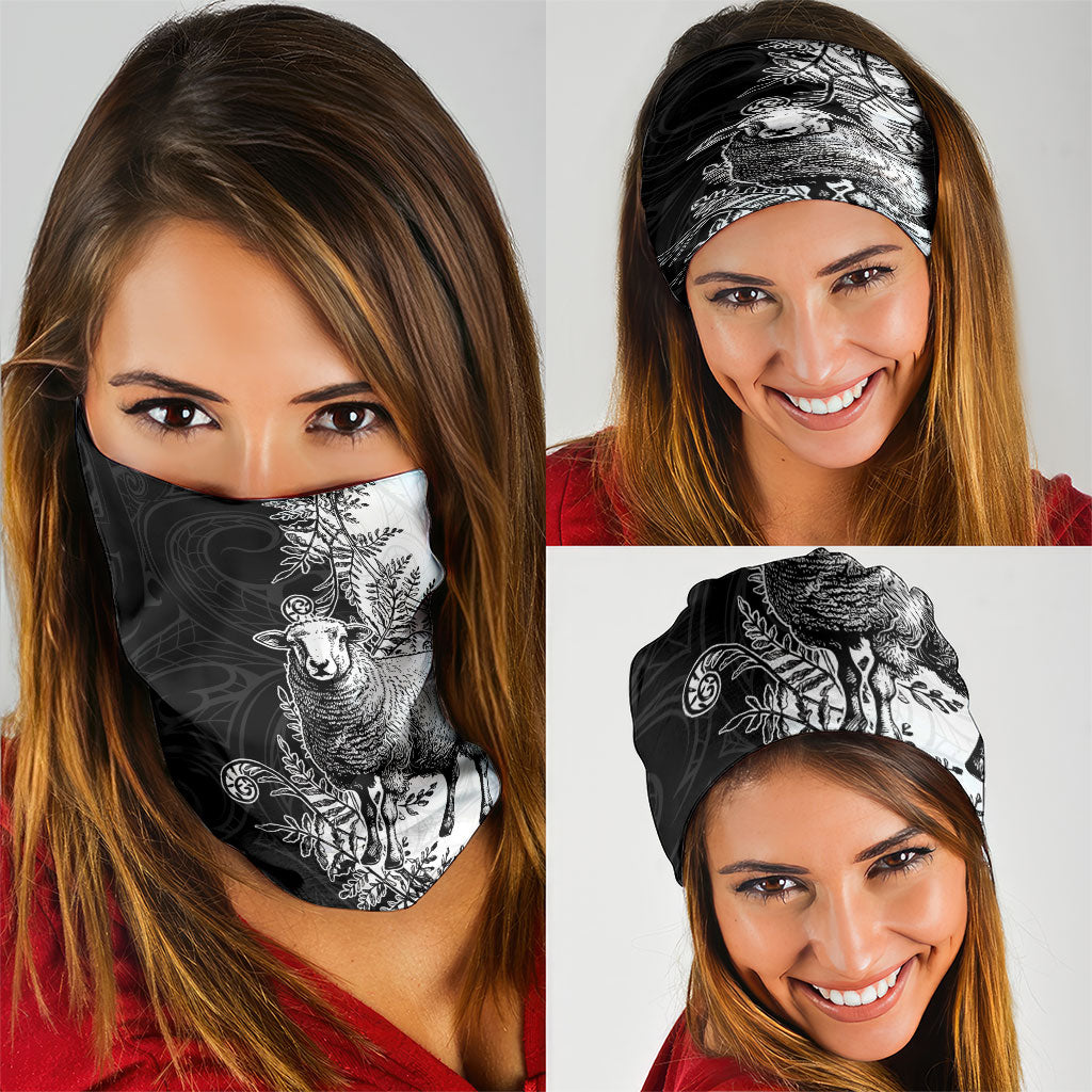 New Zealand Aotearoa Hipi Neck Gaiter Maori Pattern