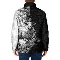 New Zealand Aotearoa Hipi Padded Jacket Maori Pattern