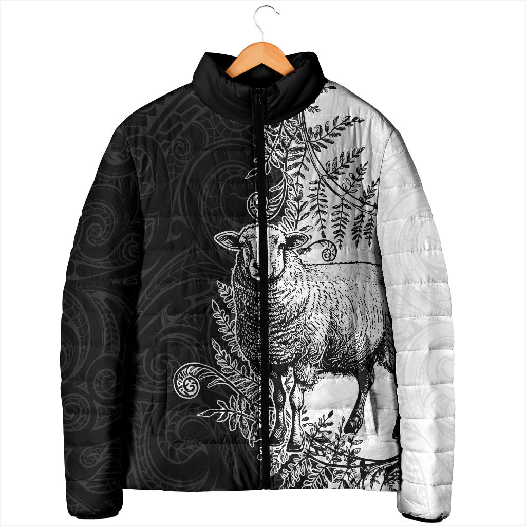 New Zealand Aotearoa Hipi Padded Jacket Maori Pattern