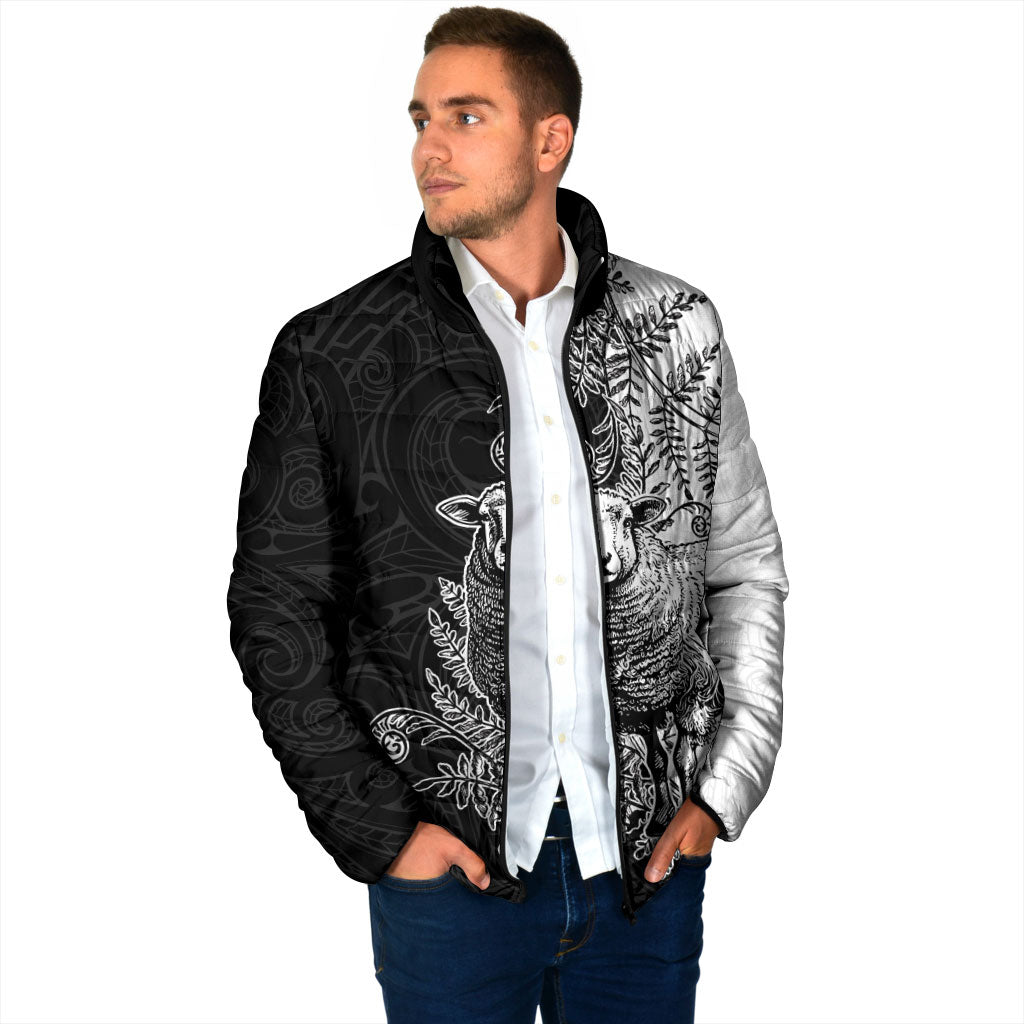New Zealand Aotearoa Hipi Padded Jacket Maori Pattern