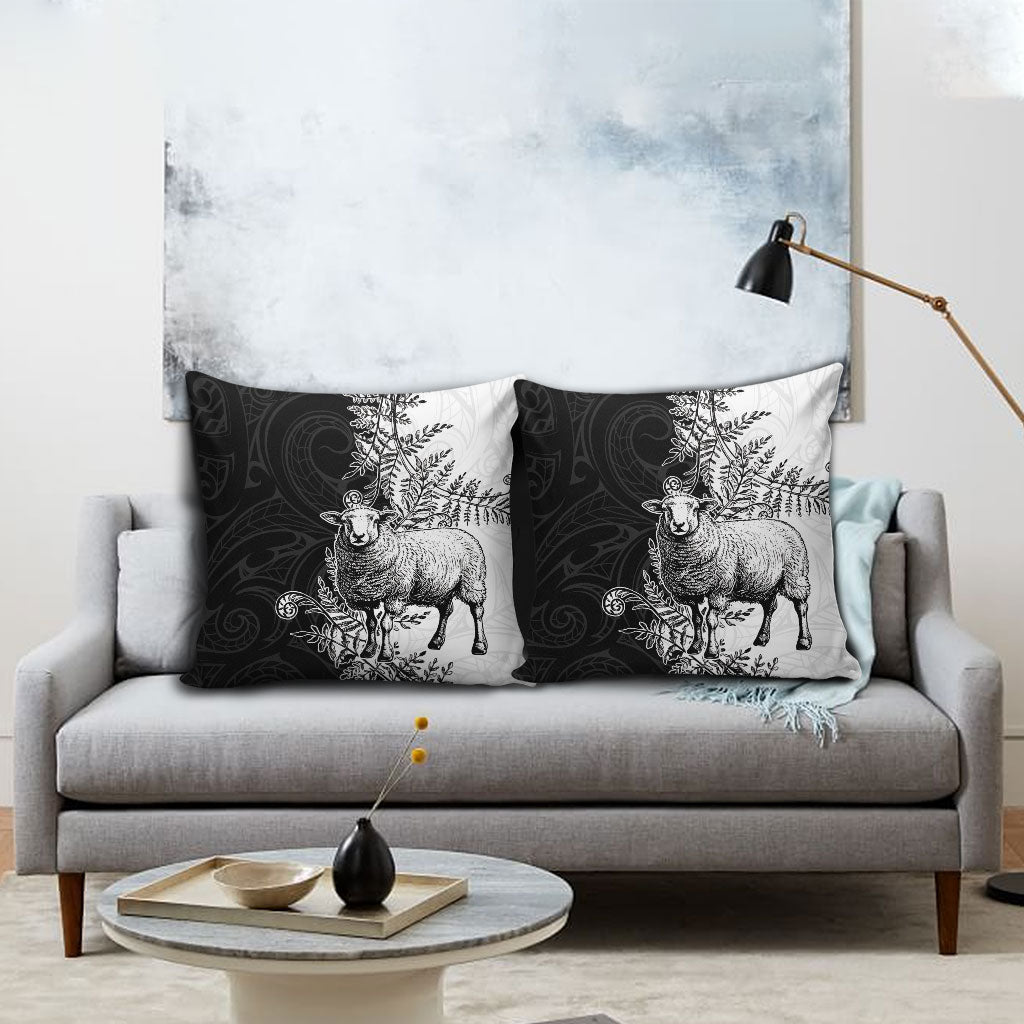 New Zealand Aotearoa Hipi Pillow Cover Maori Pattern