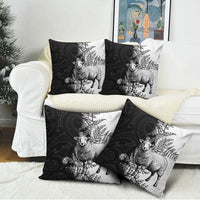 New Zealand Aotearoa Hipi Pillow Cover Maori Pattern