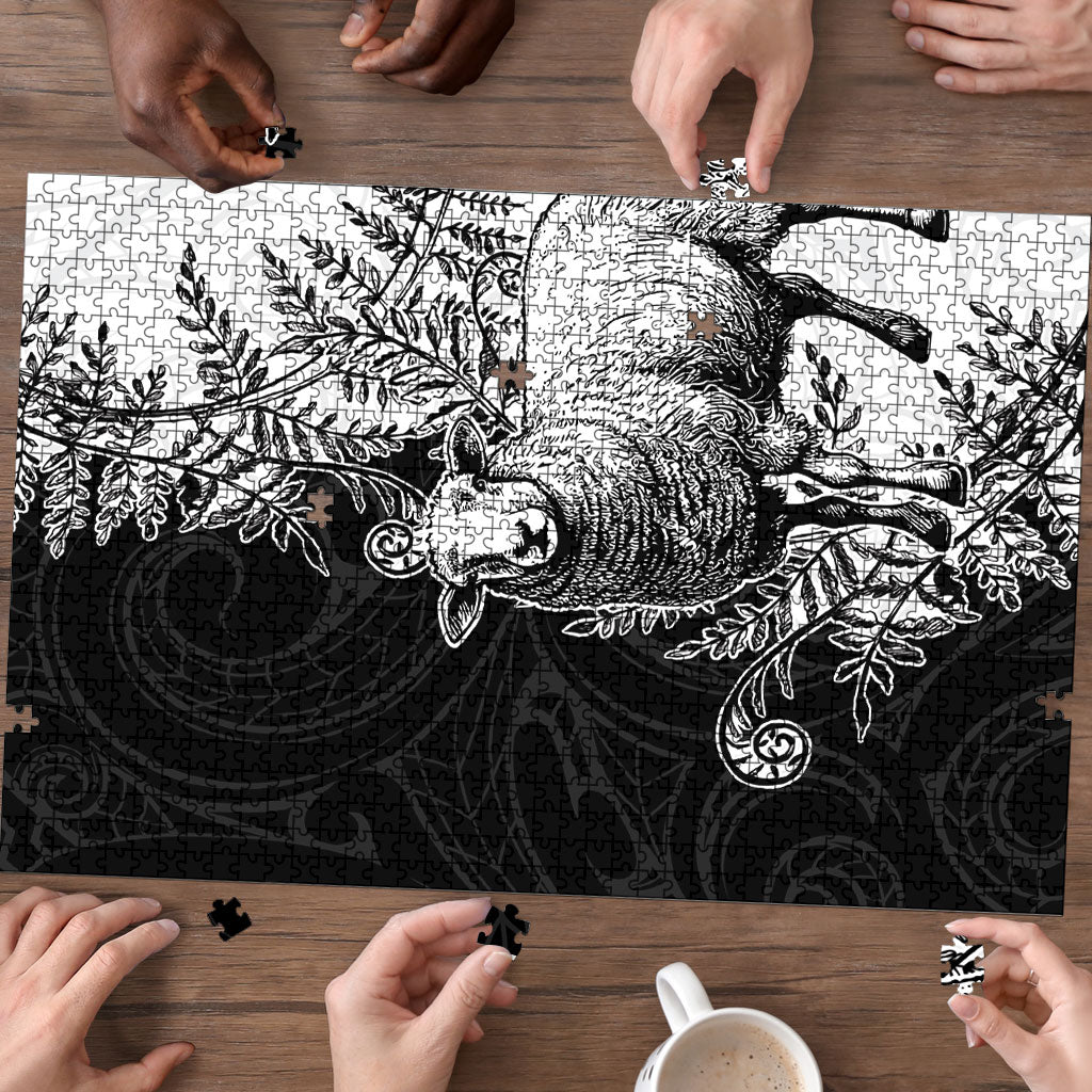 New Zealand Aotearoa Hipi Puzzle Maori Pattern