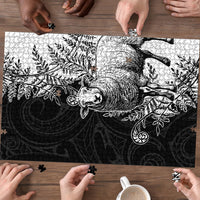 New Zealand Aotearoa Hipi Puzzle Maori Pattern